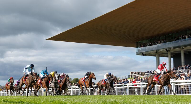 Hollie Doyle on Bradsell wins the Group One Flying Five Stakes on Sunday. Photograph: James Crombie/Inpho