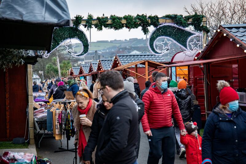 The Christmas market in Wicklow town features an ice rink and a fun fair.