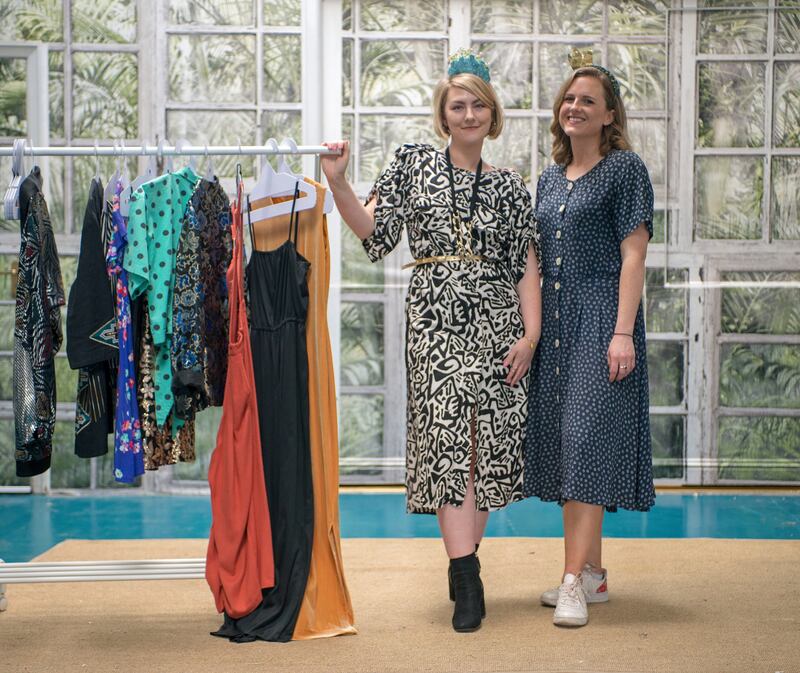 Clodagh Kelly and Katie Harrington, co-hosts of the Climate Queens podcast. Photograph: Dave Meehan/The Irish Times