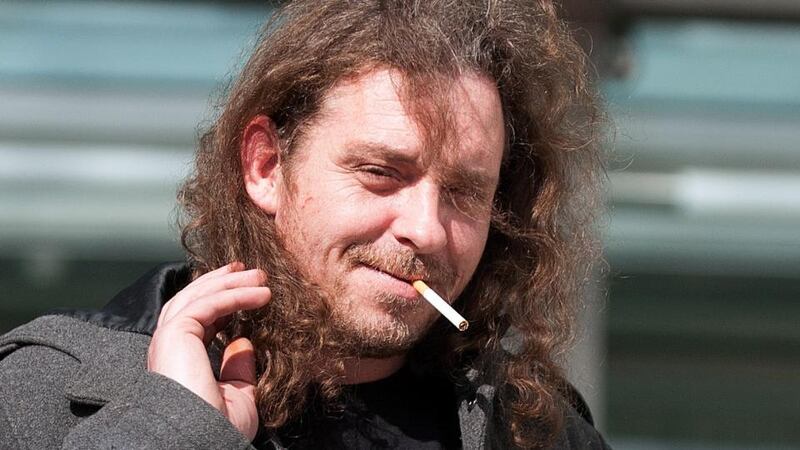 Stephen Bennett leaves Dublin District Court today after being freed on bail. Photograph: Collins Courts.