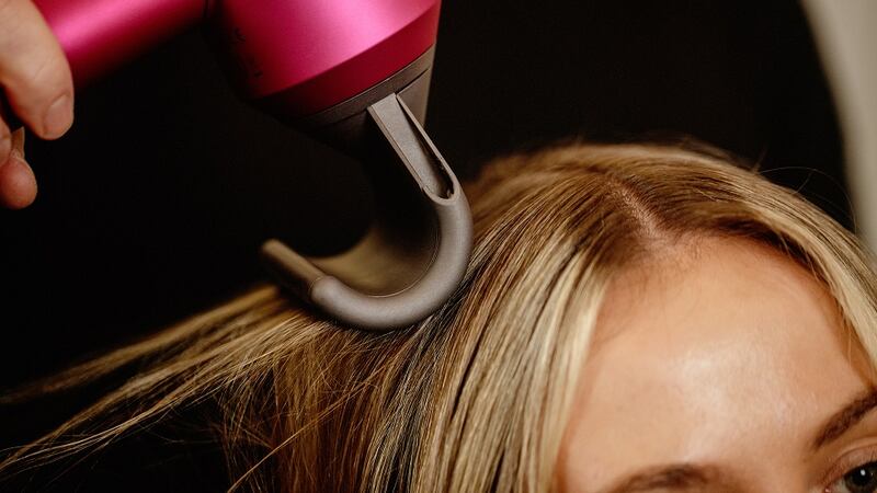 Bradshaw says the Flyaway attachment is particularly good for Irish hair, which can be prone to frizz