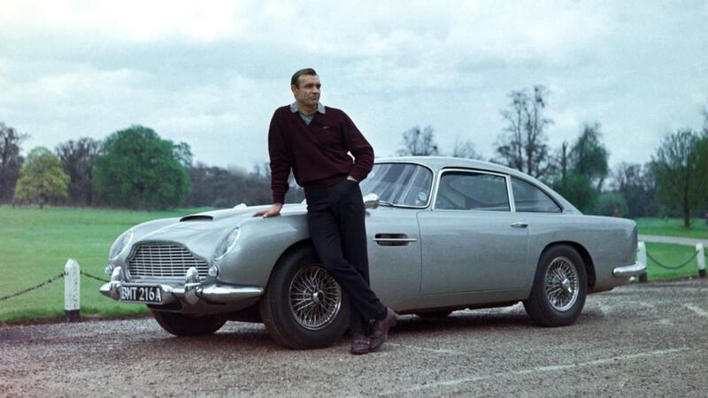 James Bond: Sean Connery in Goldfinger. Definitely no room for a babyseat in there. Photograph: Corbis/Getty