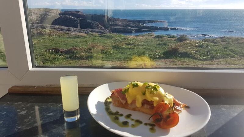 Hook lighthouse cafe brunch in Co Wexford won best visitor attraction breakfast.