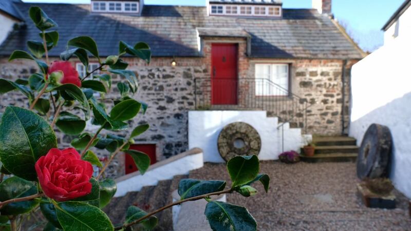Kiln Wing is part of a restored 19th century corn mill on the River Bush in Bushmills, Co Antrim.