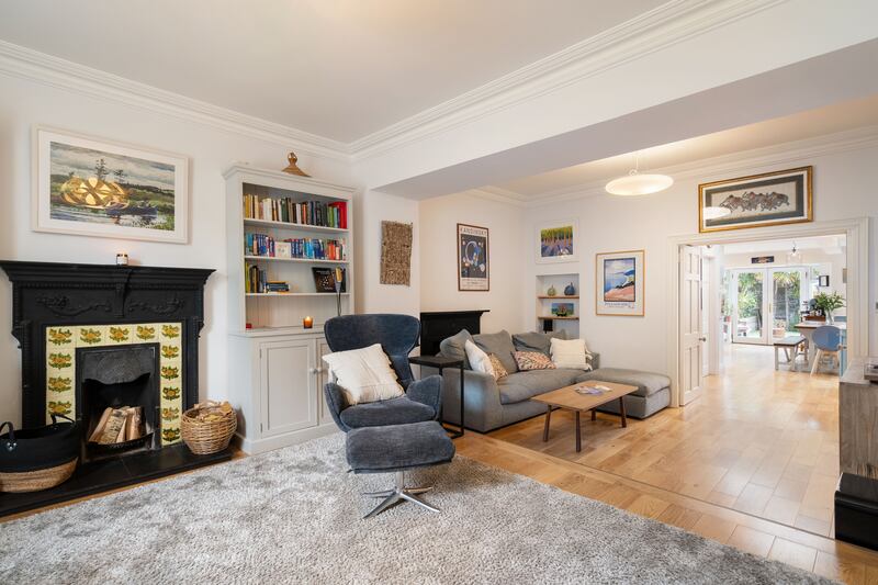 Dividing wall between reception rooms was removed by former owners