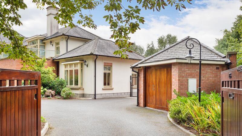 Gated entrance to property