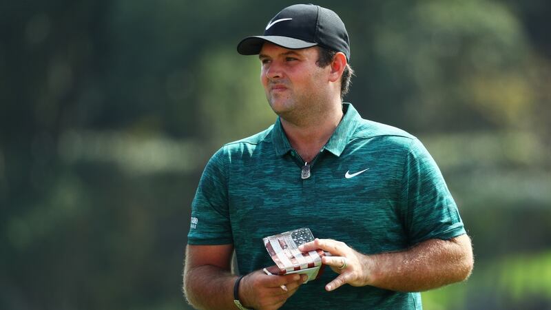 Patrick Reed shot an opening round of 64 as he took the lead in China. Photograph: Matthew Lewis/Getty