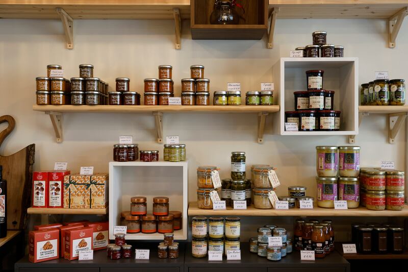 By day, Excuse My French sells coffee, croissants and deli items. Photograph: Nick Bradshaw