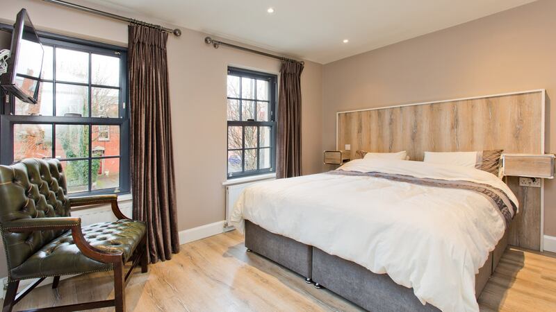 The master bedroom at 294 South Circular Road, Dublin 8.