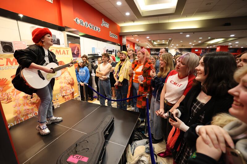 CMAT wowed fans of all ages, from girls in their early teens with their parents to middle aged men. Photograph: Nick Bradshaw  for The Irish Times