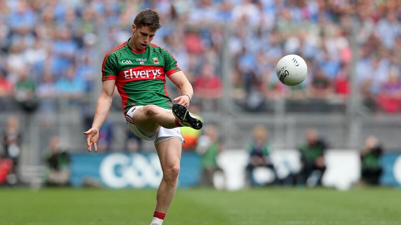 Mayo’s Lee Keegan was more interested in rugby as a schoolboy. Photograph: Ryan Byrne/Inpho