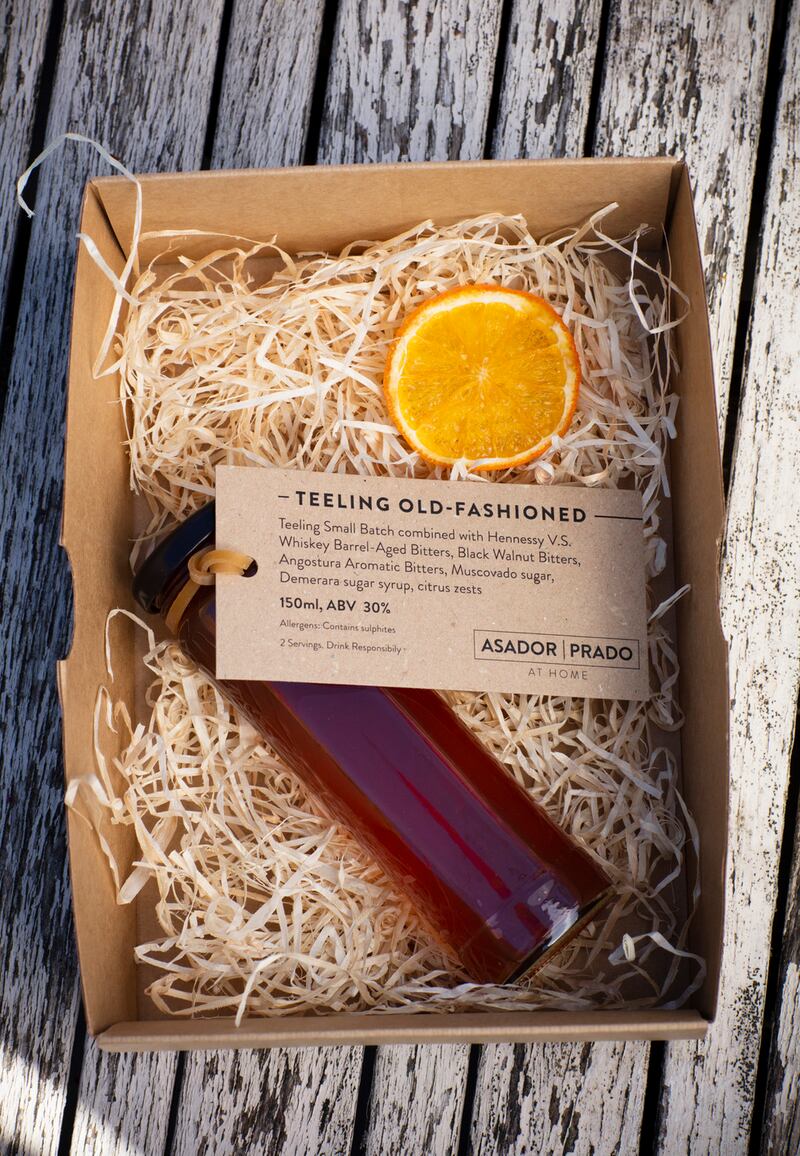 The At Home Cocktail Kit from Teelings Whiskey and Asador Prado