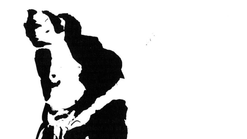 Dolmen edition: Louis le Brocquy’s drawing of the lovers from The Boarding House. Courtesy of Taylor Galleries, Dublin