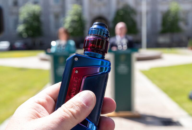 Minister for Health Stephen Donnelly has acknowledged that, despite the restrictions, people will inevitably still be able to buy vapes. Photograph: Colin Keegan/Collins