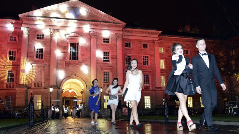 A ticket to the Trinity Ball can be an expensive item. Photograph: Dave Meehan