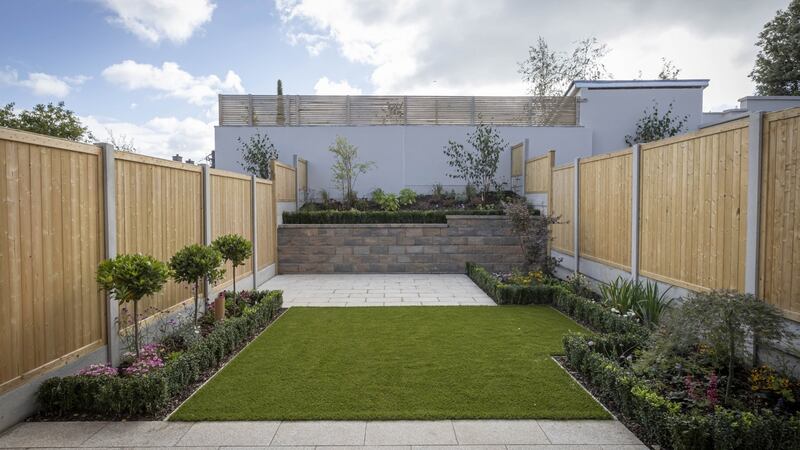 Garden in new homes