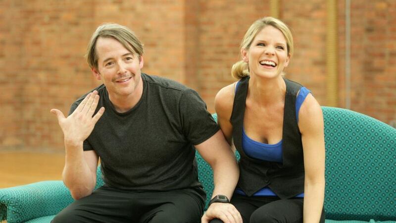 Broadway stars: Kelli O’Hara with Matthew Broderick during rehearsals for Nice Work If You Can Get It in 2012. Photograph: Jim Spellman/WireImage/Getty
