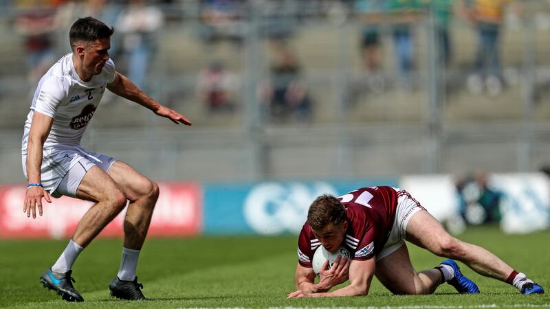 Kildare’s Mick O’Grady is likely to be tasked to mark Dublin’s Con O’Callaghan in Saturday’s Leinster final. Photograph: Evan Treacy/Inpho