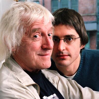 When Louis Met...: Louis Theroux with Jimmy Savile. Photograph: BBC