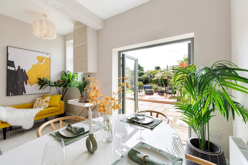 Dining and living area