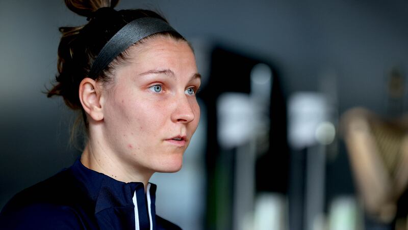 Natalia Kuikka says Finland's loss to Ireland earlier in the campaign will spur them on. Photograph: Ryan Byrne/Inpho
