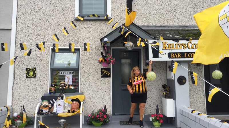 Pauline Clowry outside her home in Kilkenny. Photograph: Sarah Mooney