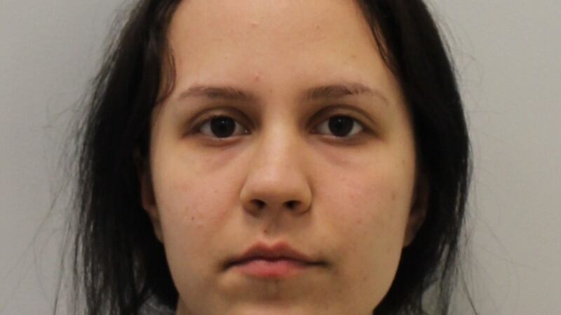 Diana Cristea, (19),  sentenced to at least 16 years in prison. Photograph: Met Police