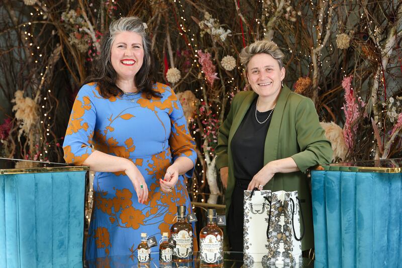 Anna and Orla Snook O'Carroll of Valentia Island Vermouth, representing LEO Kerry. Photograph: Martina Regan
