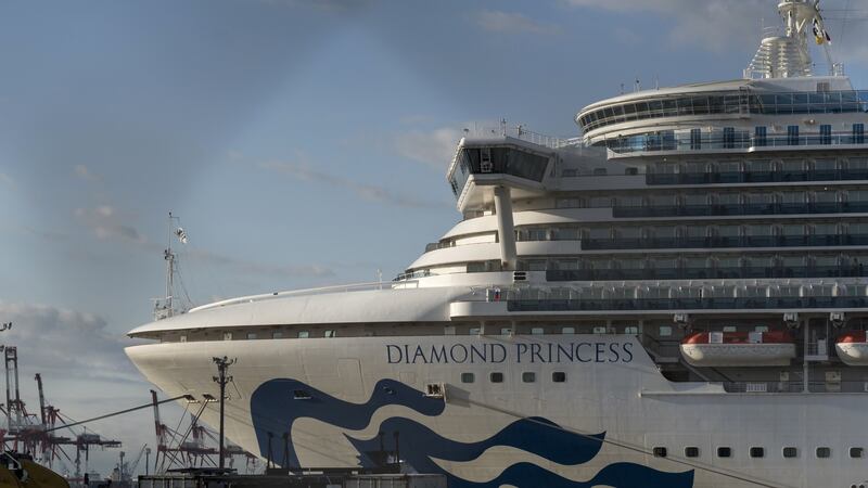 The quarantined Diamond Princess cruise ship: more than 700 passengers tested positive for coronavirus. Photograph: Tomohiro Ohsumi/Getty