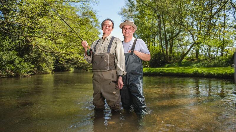 Paul Whitehouse and Bob Mortimer in Gone Fishing