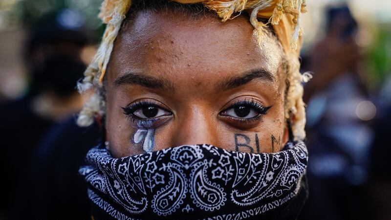 America’s deep wounds of racial and social inequality have erupted with a ferocity that few saw coming. Photograph: Elijah Nouvelage/Getty Images