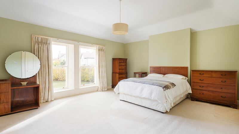 One of the five bedrooms at Claremount, Claremont Road, Carrickmines, Dublin 18
