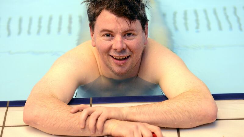 Malachy Clerkin: ‘A nostril full of chlorine is the least I deserve.’ Photograph: Dara Mac Dónaill