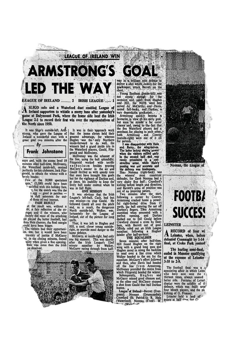 League of Ireland v Irish League, March 18th 1955