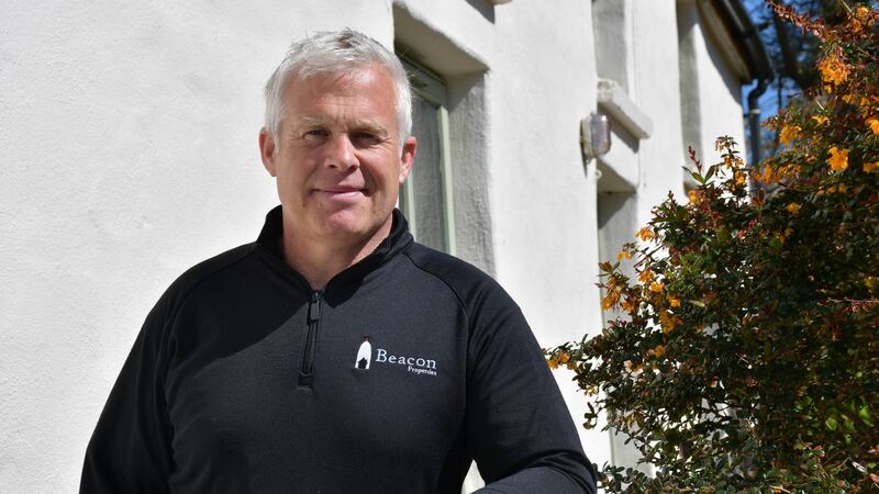 Jim Griffiths of Beacon Properties at Grove House, Toe Head. Photograph: Anne Minihane