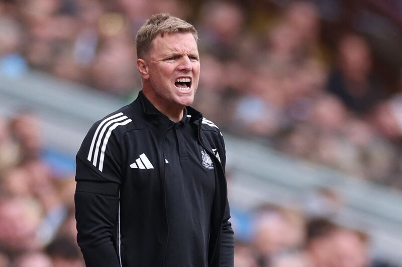 Magpies boss Eddie Howe has limited options in trying to keep Alexander Isak at St James's Park. Photograph: Adrian Dennis/Getty