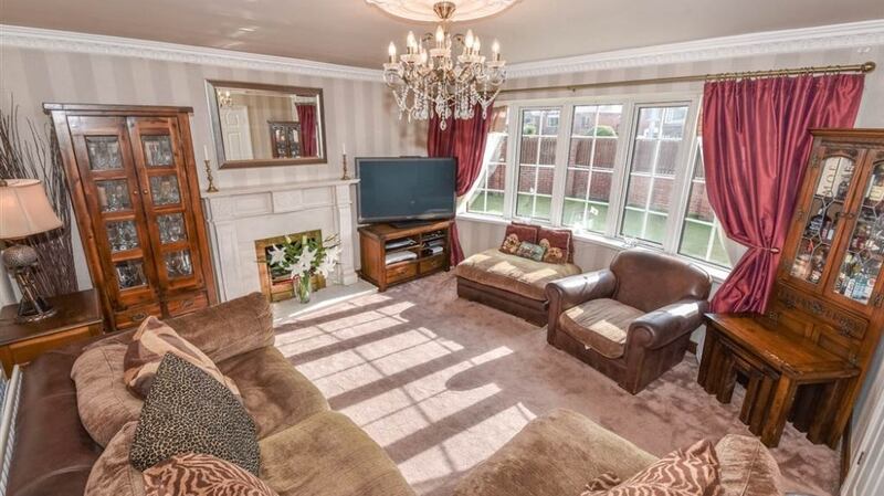 The sitting room in the house on Belfast Road, Holywood. Photo: Propertynews.com
