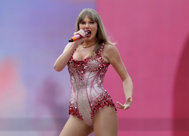 28/06/2024 - NEWS - Image as Taylor Swift took to the stage in Dublin this evening on the opening night in Ireland of her Eras Tour. Photograph Nick Bradshaw / The Irish Times