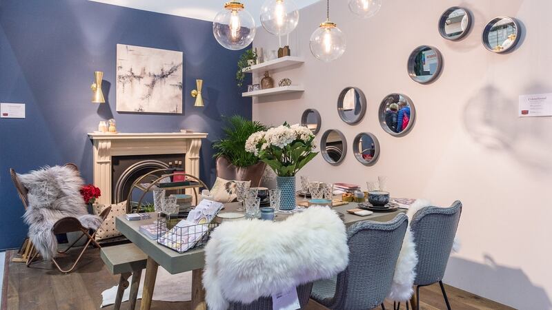 A stand at the Ideal Home Show at the RDS.