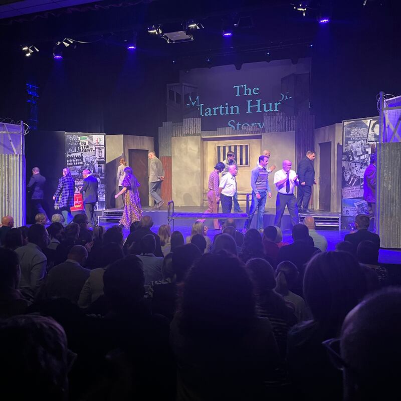 The Martin Hurson Story, a play by Gerry Cunningham, at the Market Place theatre in Armagh. Photograph: Mark Hennessy