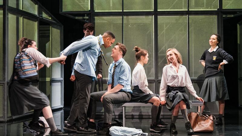 Landmark Productions and the Everyman in association with the Abbey Theatre’s production of Asking for It by Louise O’Neill adapted for the stage by Meadhbh McHugh in collaboration with Annabelle Comyn. Photograph: Jed Niezgoda