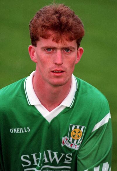 John Kiely as a Limerick hurler in 1994. Photograph: Tom Honan/Inpho