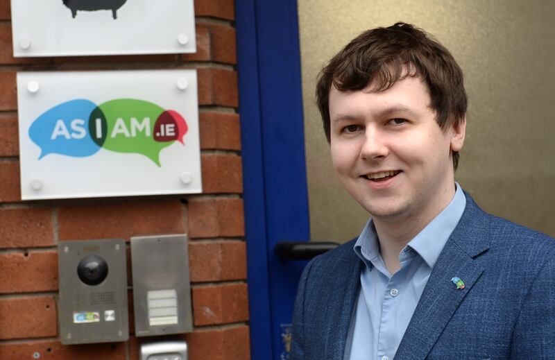 Adam Harris, chief executive of autism charity AsIAm. Photograph: Dara Mac Dónaill