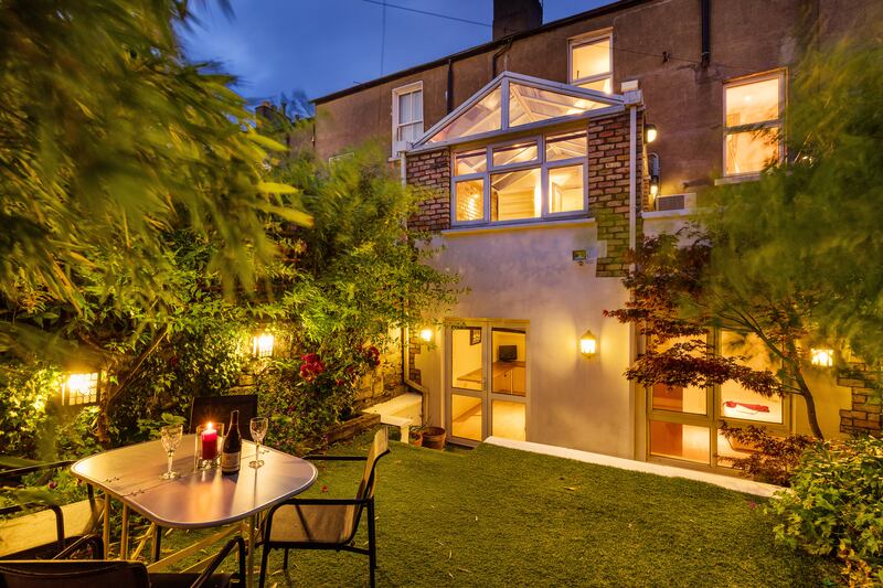 The rear garden is well sheltered. Photograph: Wojtek Bartkowski