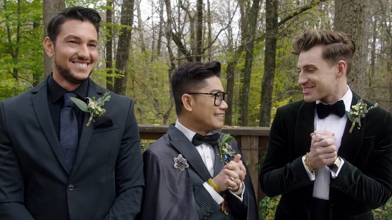 Say I Do starring chef Gabriele Bertaccini, fashion designer Thai Nguyen and interior designer Jeremiah Brent