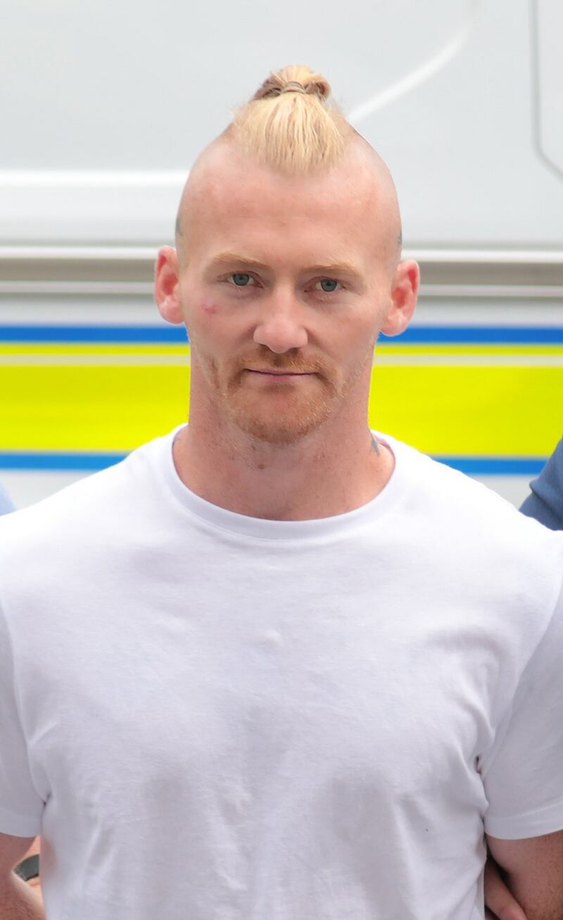 Robert Broughan (34), St Patrick's Park, Rathangan, Co Kildare, was sentenced to the mandatory term of life imprisonment. Photograph: Collins