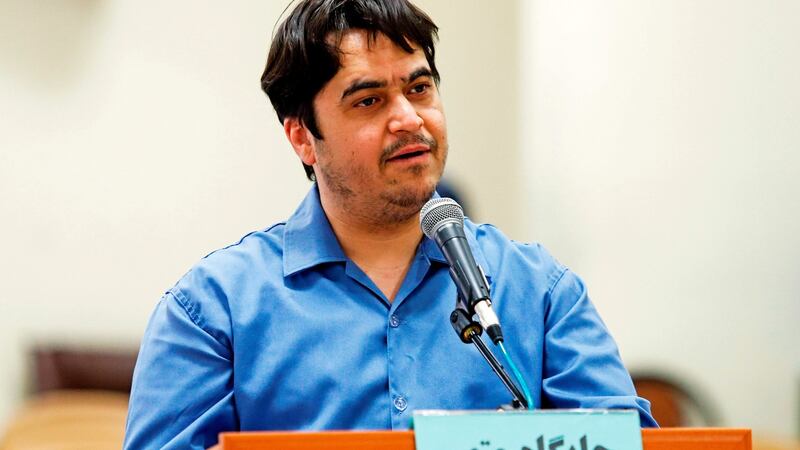 Ruhollah Zam had lived in exile in France. He was executed on Saturday. File photograph: Getty