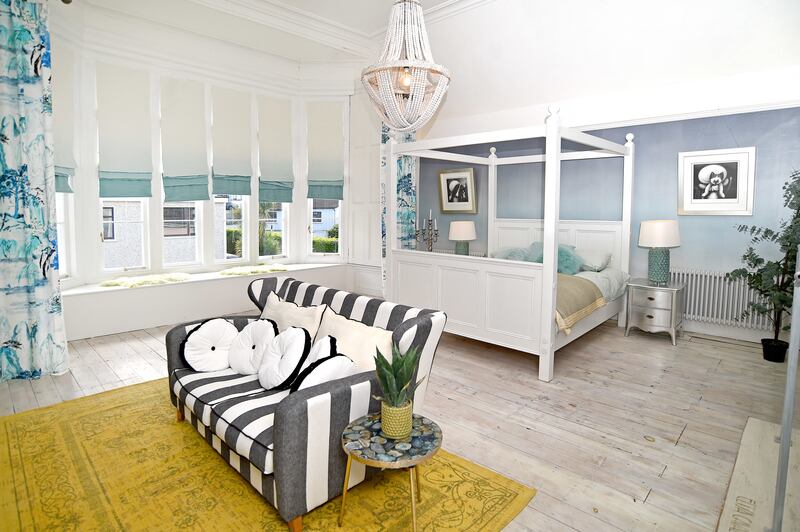 Master Bedroom. Photograph: Conor McKeown