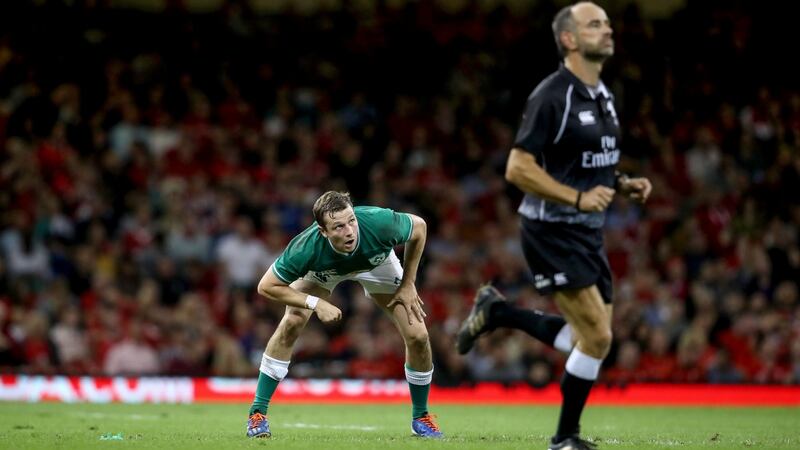 Jack Carty was named the official man of the match at the Millennium Stadium. Photograph: Dan Sheridan/Inpho