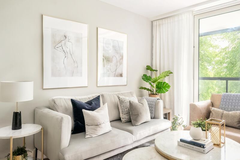 Interior architect Aoife Tobin's revamped living room